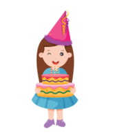 Kinder feiern ein Geburtstag Party png