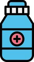 Medicine jar Vector Icon Design Illustration