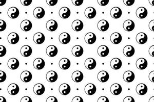 Chinese Yin yang Pattern vector