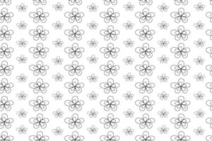 Monochrome Doodle Pattern vector