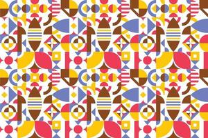Geometric Seamless Background vector