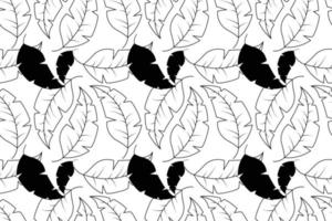 Abstract Leaves Pattern vector