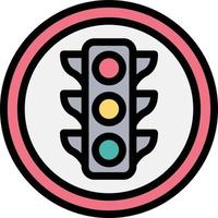 Trafic light Vector Icon Design Illustration