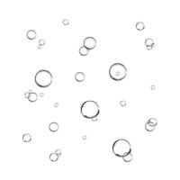 Colorful soap bubbles to create a design. Realistic soap bubbles. vector