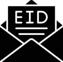 ilustración de diseño de icono de vector de tarjeta eid