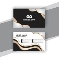 Professional Simple Creative Modern Business Card vector