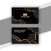 Professional Simple Creative Modern Business Card vector