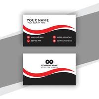 Professional Simple Creative Modern Business Card vector