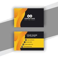 Professional Simple Creative Modern Business Card vector