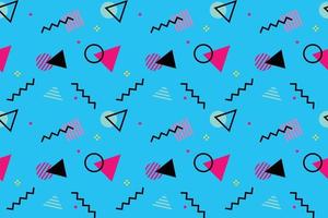 Memphis Geometric Background vector