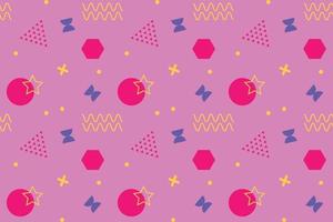 Memphis Textile Background vector