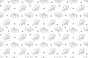 Seamless Botanical Pattern vector