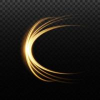 Abstract beautiful light background. Magic sparks on a dark background. Mystical speed stripes, glitter effect. Shine of cosmic rays. Neon lines of speed and fast wind. Glow effect, powerful energy. vector