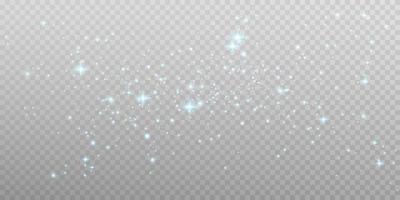 Blue dust light. Bokeh light lights effect background. Christmas glowing dust background Christmas glowing light bokeh confetti and sparkle overlay texture for your design. vector