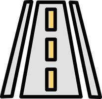 ilustración de diseño de icono de vector de carretera