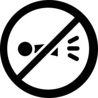 No horn Vector Icon Design Illustration