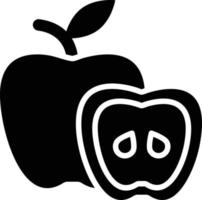 ilustración de diseño de icono de vector de manzana