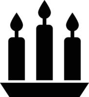 Candle Vector Icon Design Illustration