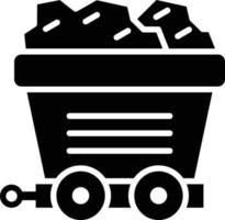 Mining cart Vector Icon Design Illustration