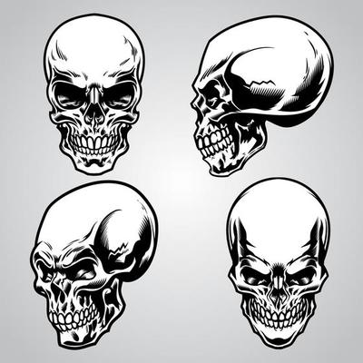 set of skull