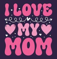 Mother's Day Quotes Lettering T-shirt Design. vector