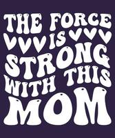 Mother's Day Lettering Design Can Use for Poster and T Shirt Design. vector