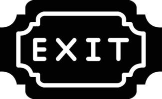 Exit Vector Icon Design Illustration