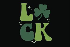 Luck St Patrick's Day T-Shirt Design vector