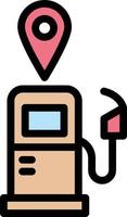 Gas station Vector Icon Design Illustration