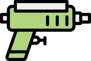 ilustración de diseño de icono de vector de pistola de juguete