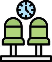 Waiting room Vector Icon Design Illustration