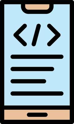 App development Vector Icon Design Illustration