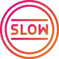 Slow Vector Icon Design Illustration