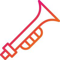 Trumpet Vector Icon Design Illustration