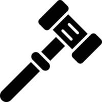 Gavel Vector Icon Design Illustration