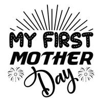 First my mother forever my friend, mather's day T shirt Design, baseball mom life, Hand lettering illustration for your design, Svg Files for Cricut, Poster, EPS, can you download this Design