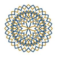 Islamic geometry patterns and motives. Arabic motif circular geometry. Moroccan geometry vector