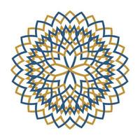 Islamic geometry patterns and motives. Arabic motif circular geometry. Moroccan geometry vector