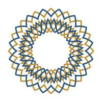 Islamic geometry patterns and motives. Arabic motif circular geometry. Moroccan geometry vector
