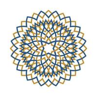 Islamic geometry patterns and motives. Arabic motif circular geometry. Moroccan geometry vector