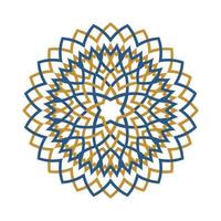 Islamic geometry patterns and motives. Arabic motif circular geometry. Moroccan geometry vector