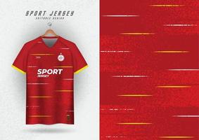 antecedentes para Deportes jersey fútbol jersey corriendo jersey carreras jersey rojo grano modelo vector