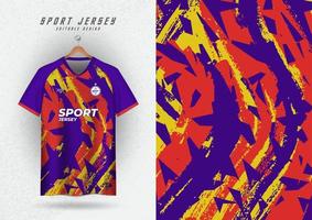 Background for sports jersey, soccer jersey, running jersey, racing jersey, pattern, brush, purple and red. vector