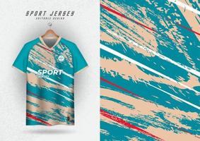 Background for sports jersey, soccer jersey, running jersey, racing jersey, pattern, cream and blue. vector