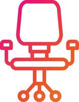 Desk chair Vector Icon Design Illustration