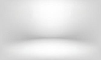 Empty white studio room with spotlight. vector