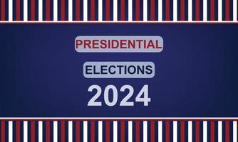 Elections 2024 in United States of America. Vector Illustration.