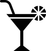 ilustración de diseño de icono de vector de martini