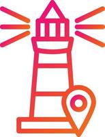 Light house Vector Icon Design Illustration