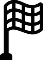Checkered flag Vector Icon Design Illustration